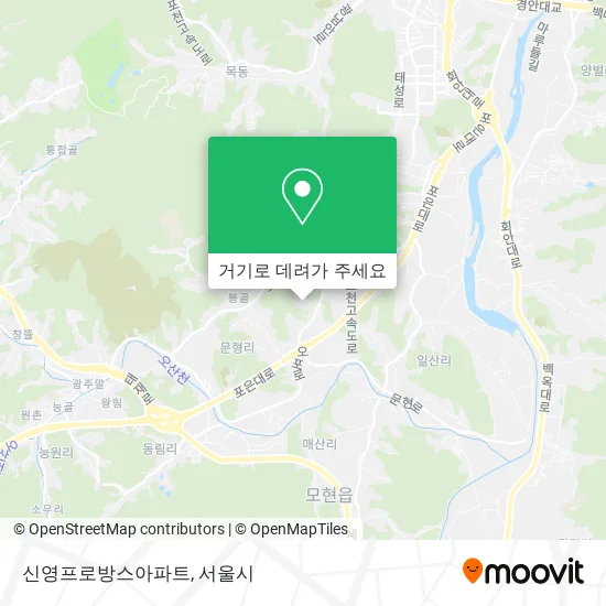 신영프로방스아파트 지도