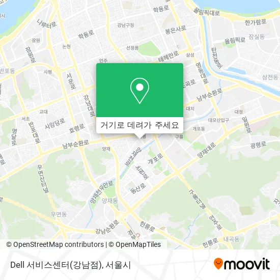 Dell 서비스센터(강남점) 지도