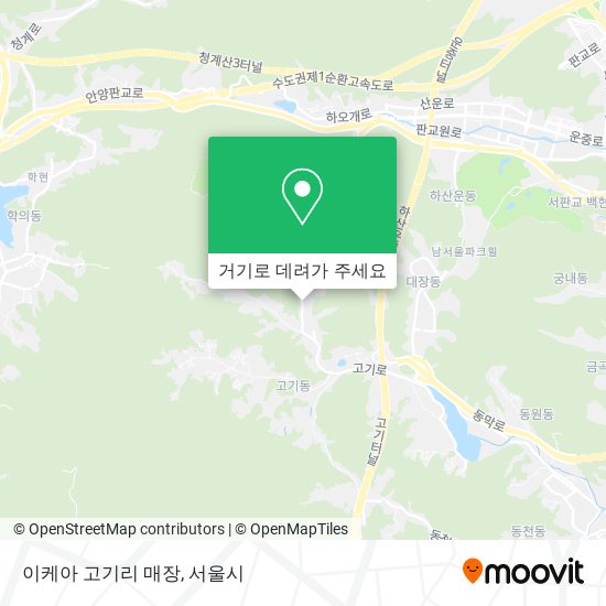이케아 고기리 매장 지도