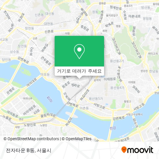 전자타운 B동 지도