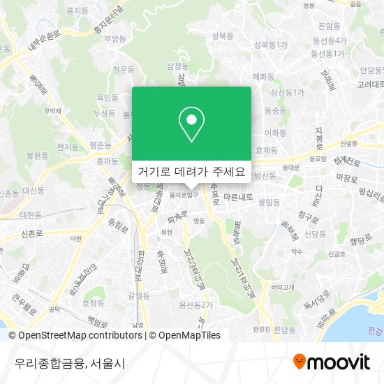 우리종합금융 지도