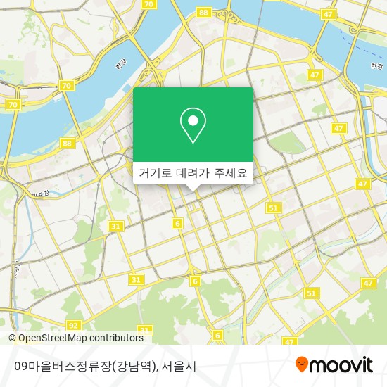 09마을버스정류장(강남역) 지도