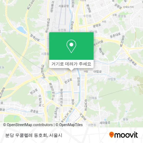 분당 우쿨렐레 동호회 지도