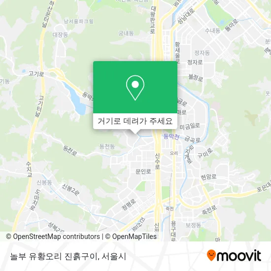 놀부 유황오리 진흙구이 지도