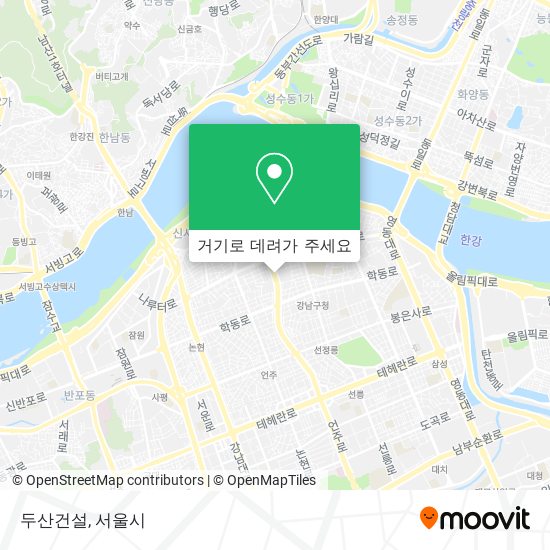 두산건설 지도