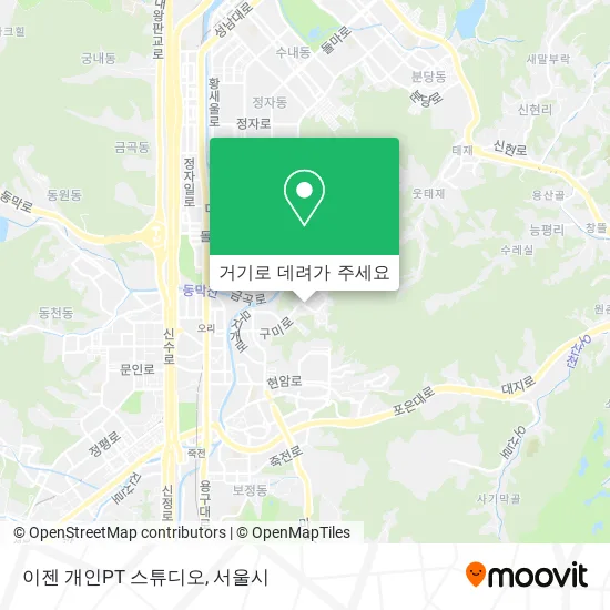이젠 개인PT 스튜디오 지도