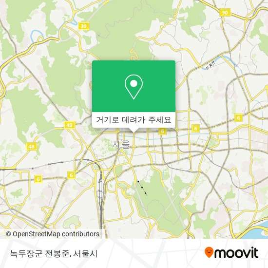 녹두장군 전봉준 지도