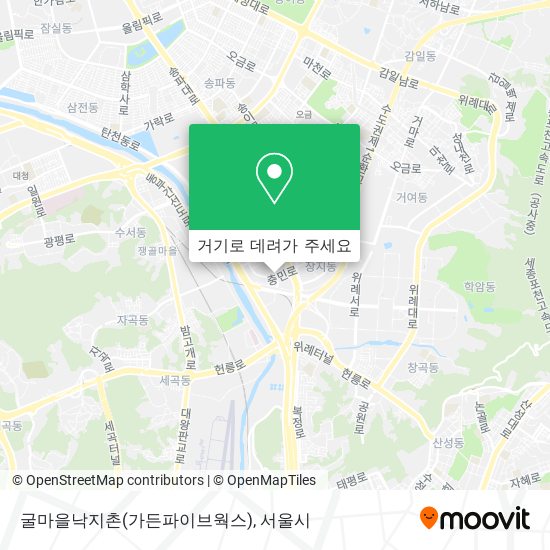 굴마을낙지촌(가든파이브웍스) 지도