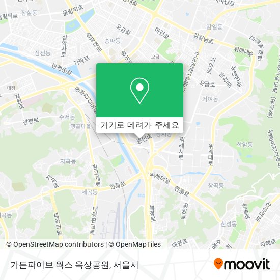 가든파이브 웍스 옥상공원 지도