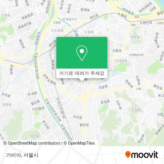 가비아 지도