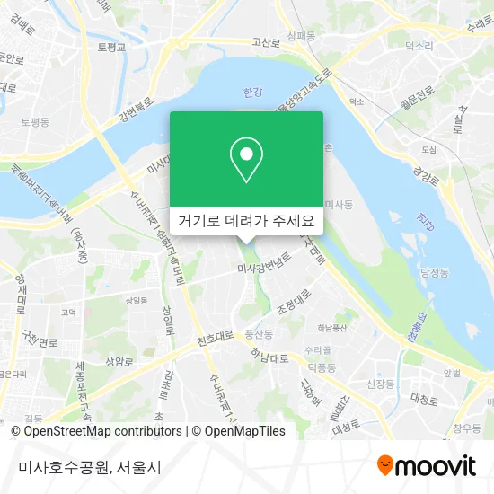 미사호수공원 지도