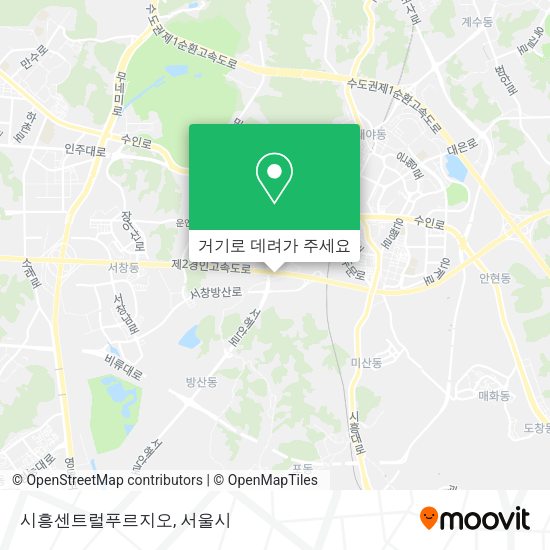 시흥센트럴푸르지오 지도
