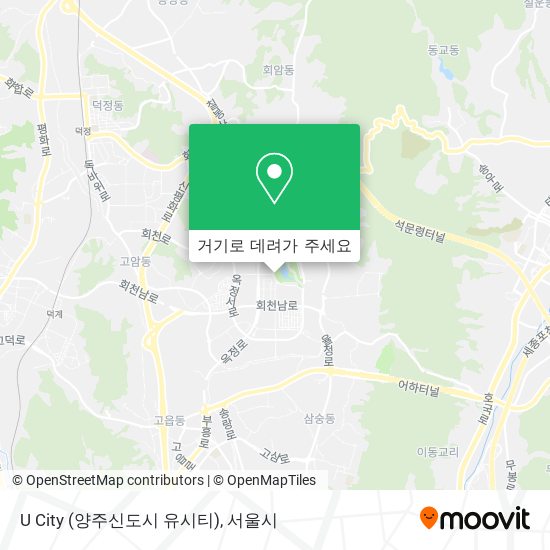 U City (양주신도시 유시티) 지도