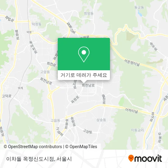이차돌 옥정신도시점 지도