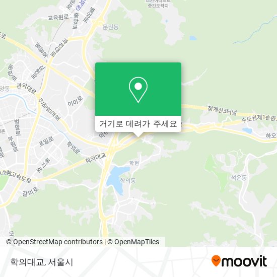 학의대교 지도