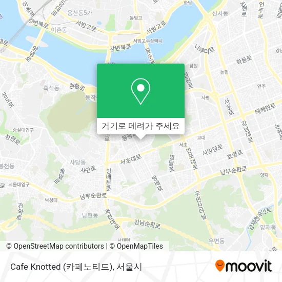 Cafe Knotted (카페노티드) 지도
