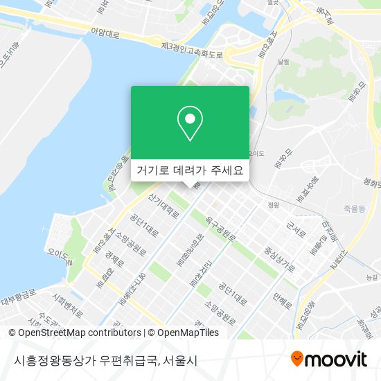 시흥정왕동상가 우편취급국 지도