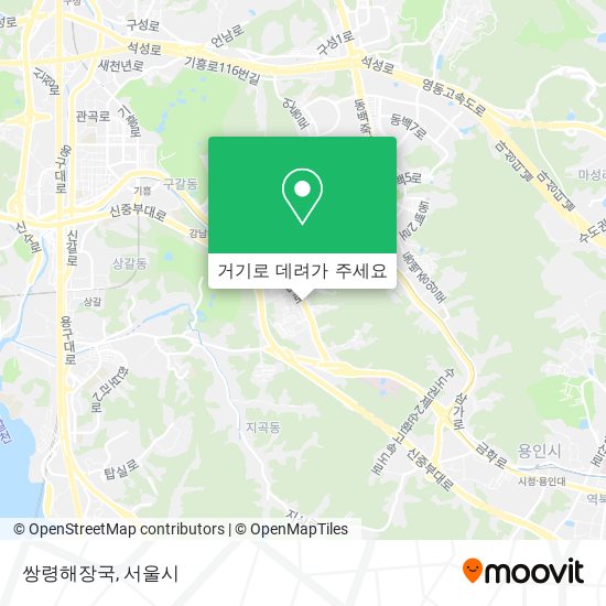 쌍령해장국 지도