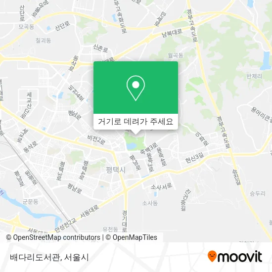 배다리도서관 지도