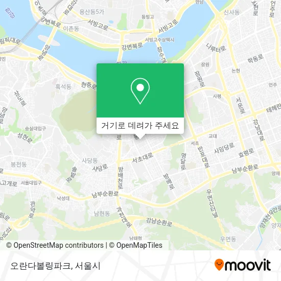 오란다볼링파크 지도
