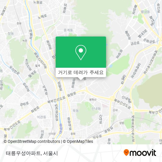 태릉우성아파트 지도