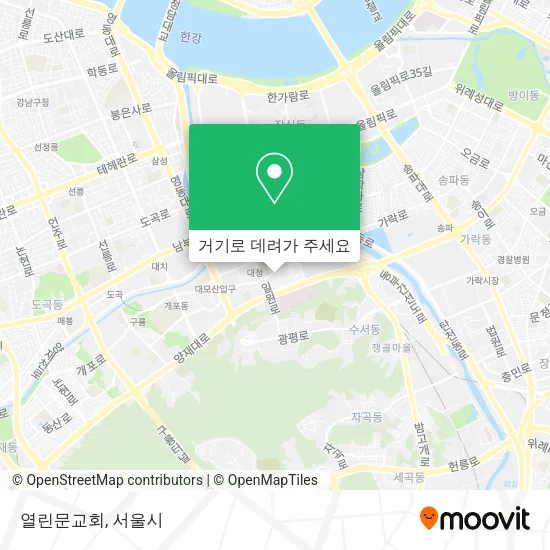 열린문교회 지도