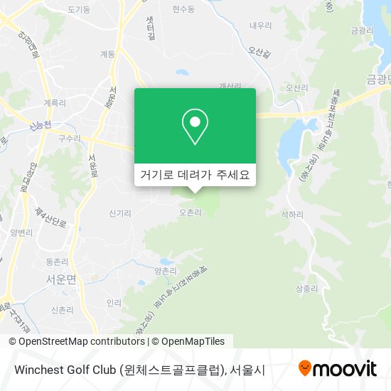 Winchest Golf Club (윈체스트골프클럽) 지도
