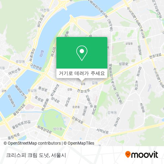 크리스피 크림 도넛 지도