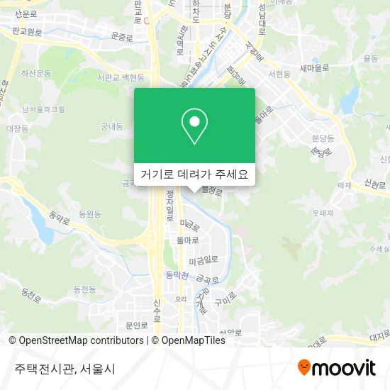 주택전시관 지도