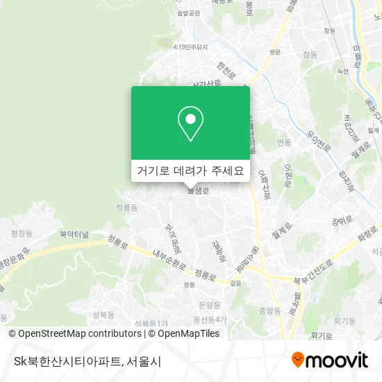 Sk북한산시티아파트 지도