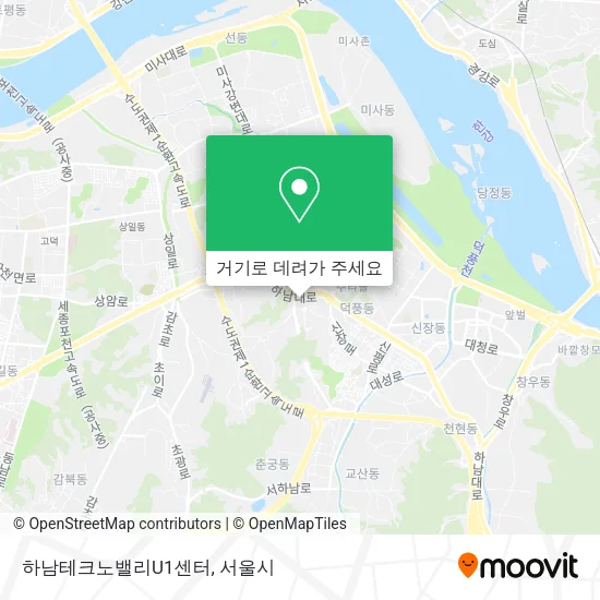 하남테크노밸리U1센터 지도
