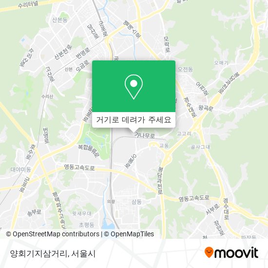 양회기지삼거리 지도