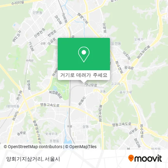 양회기지삼거리 지도
