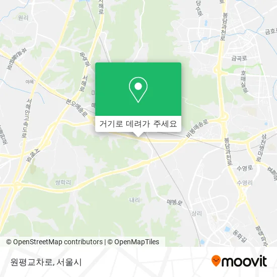 원평교차로 지도