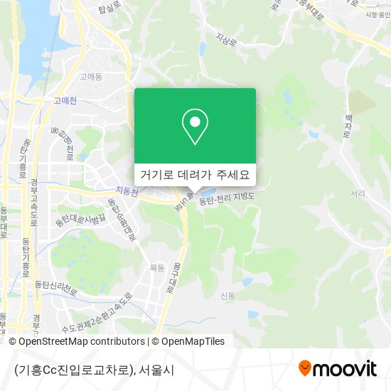 (기흥Cc진입로교차로) 지도