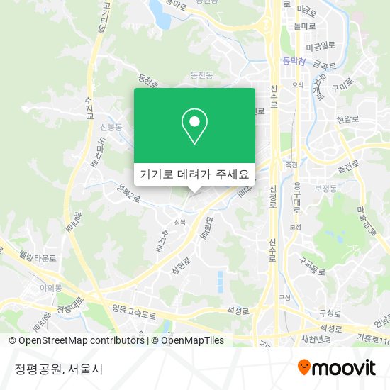 정평공원 지도