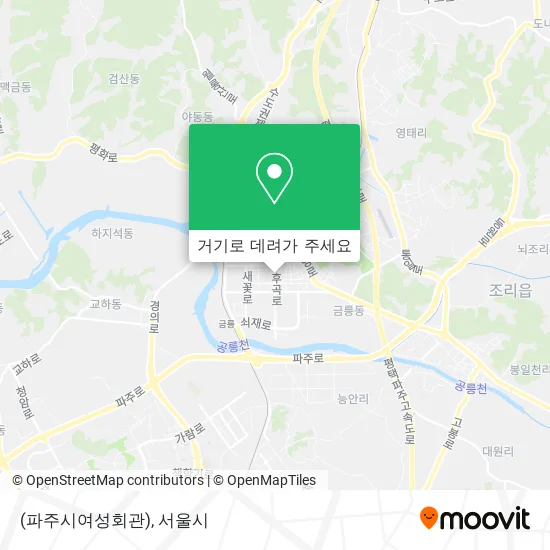 (파주시여성회관) 지도