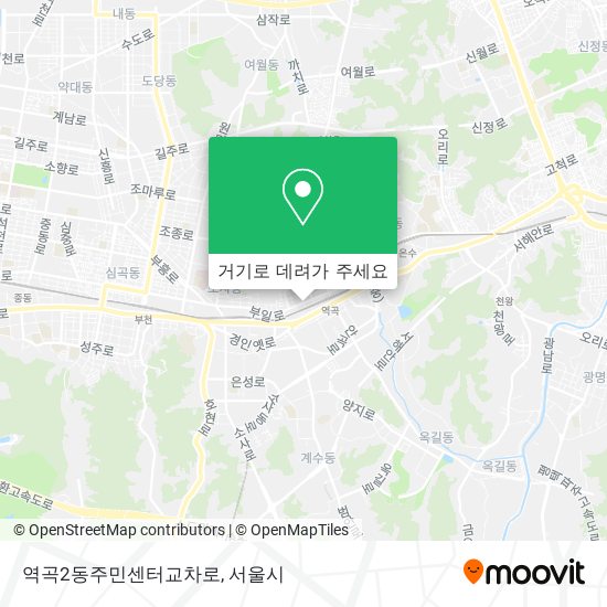 역곡2동주민센터교차로 지도