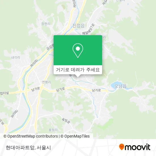 현대아파트앞 지도