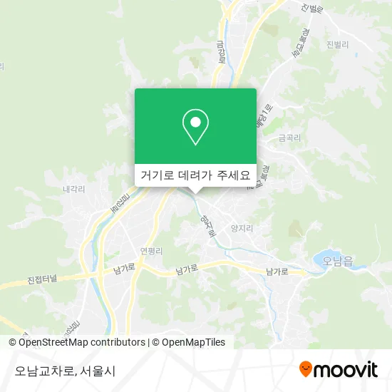 오남교차로 지도
