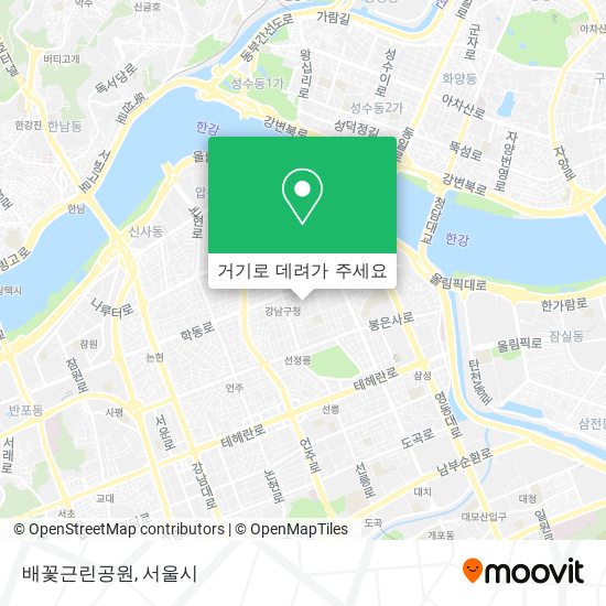 배꽃근린공원 지도