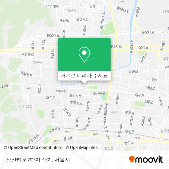 삼산타운7단지 상가 지도