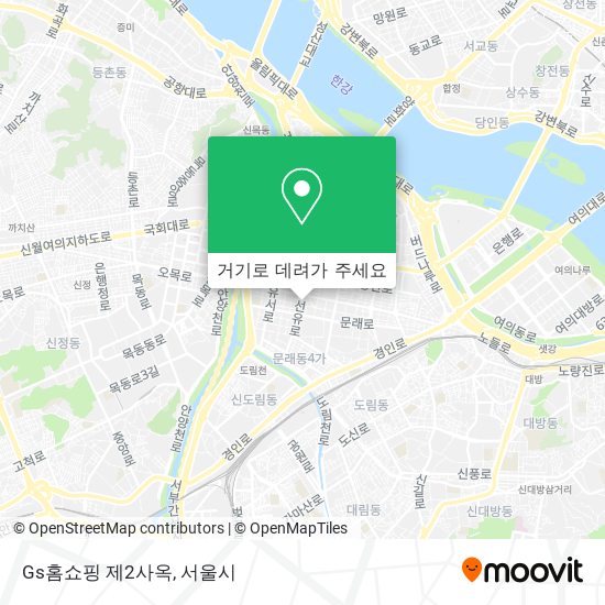 Gs홈쇼핑 제2사옥 지도