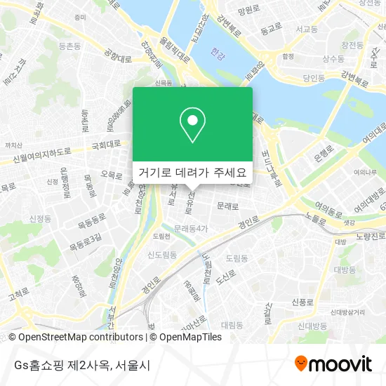 Gs홈쇼핑 제2사옥 지도
