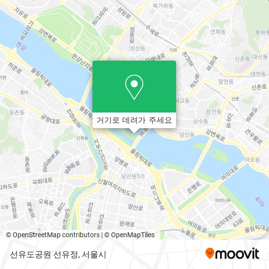 선유도공원 선유정 지도