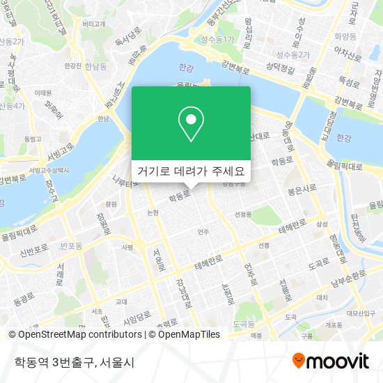 학동역 3번출구 지도