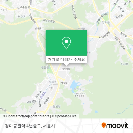 경마공원역 4번출구 지도
