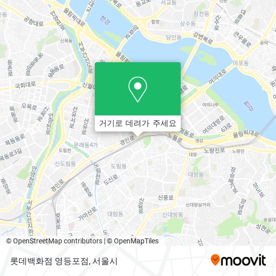 롯데백화점 영등포점 지도