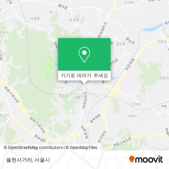 율현사거리 지도