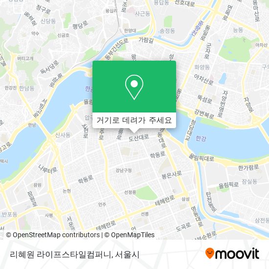 리혜원 라이프스타일컴퍼니 지도